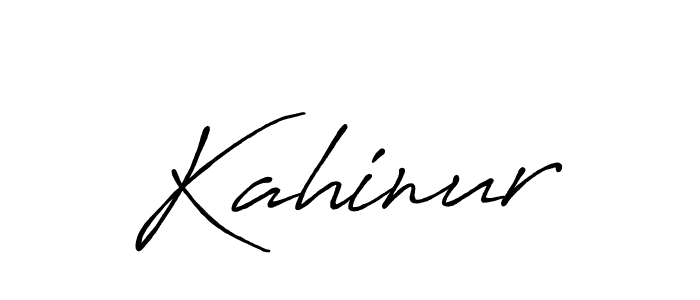 Use a signature maker to create a handwritten signature online. With this signature software, you can design (Antro_Vectra_Bolder) your own signature for name Kahinur. Kahinur signature style 7 images and pictures png
