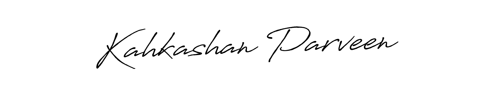 Similarly Antro_Vectra_Bolder is the best handwritten signature design. Signature creator online .You can use it as an online autograph creator for name Kahkashan Parveen. Kahkashan Parveen signature style 7 images and pictures png