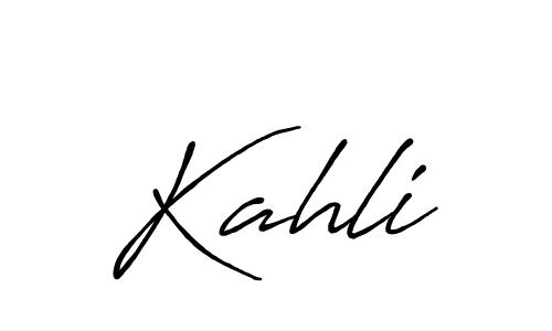 if you are searching for the best signature style for your name Kahli. so please give up your signature search. here we have designed multiple signature styles  using Antro_Vectra_Bolder. Kahli signature style 7 images and pictures png
