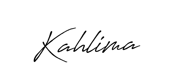 Best and Professional Signature Style for Kahlima. Antro_Vectra_Bolder Best Signature Style Collection. Kahlima signature style 7 images and pictures png