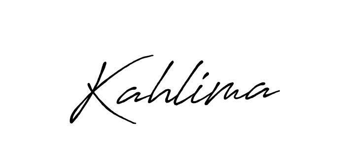 It looks lik you need a new signature style for name Kahlima. Design unique handwritten (Antro_Vectra_Bolder) signature with our free signature maker in just a few clicks. Kahlima signature style 7 images and pictures png