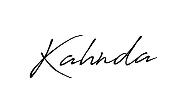 This is the best signature style for the Kahnda name. Also you like these signature font (Antro_Vectra_Bolder). Mix name signature. Kahnda signature style 7 images and pictures png