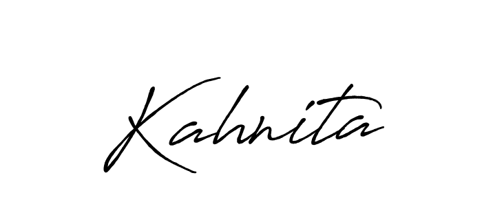 Best and Professional Signature Style for Kahnita. Antro_Vectra_Bolder Best Signature Style Collection. Kahnita signature style 7 images and pictures png