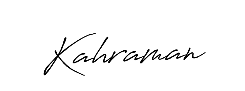 How to Draw Kahraman signature style? Antro_Vectra_Bolder is a latest design signature styles for name Kahraman. Kahraman signature style 7 images and pictures png
