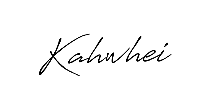 if you are searching for the best signature style for your name Kahwhei. so please give up your signature search. here we have designed multiple signature styles  using Antro_Vectra_Bolder. Kahwhei signature style 7 images and pictures png