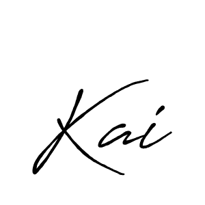 How to make Kai signature? Antro_Vectra_Bolder is a professional autograph style. Create handwritten signature for Kai name. Kai signature style 7 images and pictures png