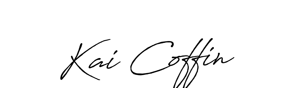 You should practise on your own different ways (Antro_Vectra_Bolder) to write your name (Kai Coffin) in signature. don't let someone else do it for you. Kai Coffin signature style 7 images and pictures png