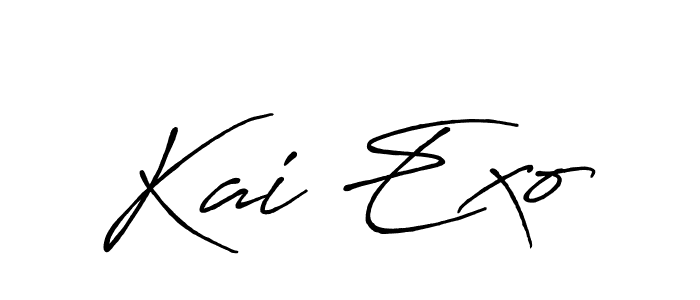 Also we have Kai Exo name is the best signature style. Create professional handwritten signature collection using Antro_Vectra_Bolder autograph style. Kai Exo signature style 7 images and pictures png