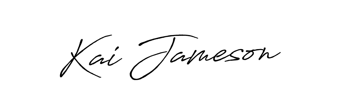 You should practise on your own different ways (Antro_Vectra_Bolder) to write your name (Kai Jameson) in signature. don't let someone else do it for you. Kai Jameson signature style 7 images and pictures png