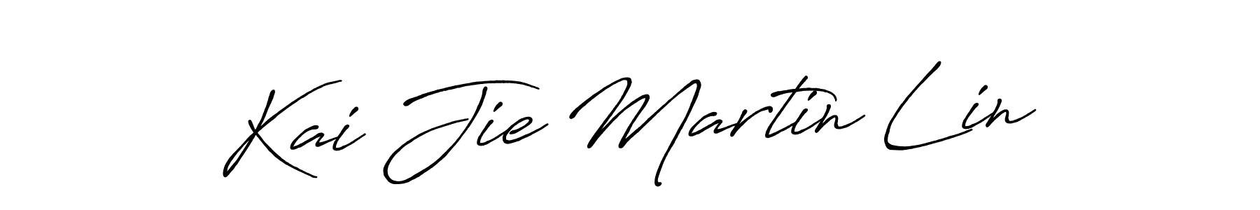 Antro_Vectra_Bolder is a professional signature style that is perfect for those who want to add a touch of class to their signature. It is also a great choice for those who want to make their signature more unique. Get Kai Jie Martin Lin name to fancy signature for free. Kai Jie Martin Lin signature style 7 images and pictures png