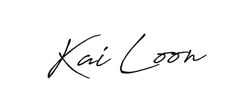 Once you've used our free online signature maker to create your best signature Antro_Vectra_Bolder style, it's time to enjoy all of the benefits that Kai Loon name signing documents. Kai Loon signature style 7 images and pictures png