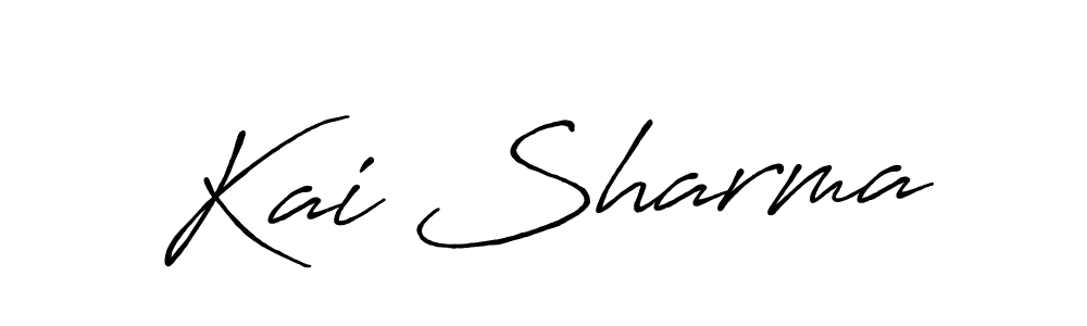 Once you've used our free online signature maker to create your best signature Antro_Vectra_Bolder style, it's time to enjoy all of the benefits that Kai Sharma name signing documents. Kai Sharma signature style 7 images and pictures png