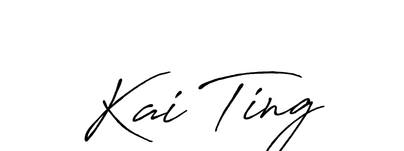Once you've used our free online signature maker to create your best signature Antro_Vectra_Bolder style, it's time to enjoy all of the benefits that Kai Ting name signing documents. Kai Ting signature style 7 images and pictures png