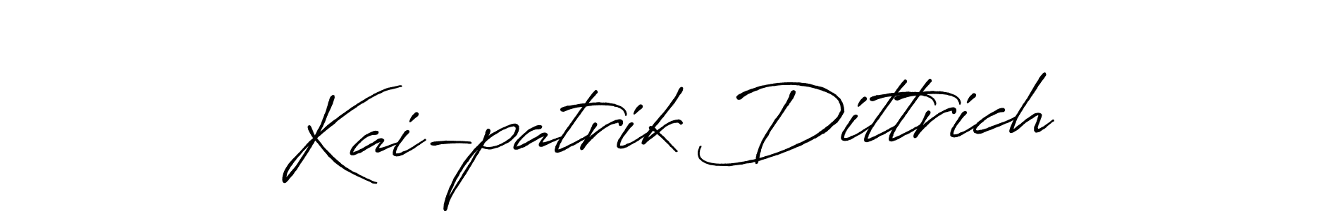 How to make Kai-patrik Dittrich signature? Antro_Vectra_Bolder is a professional autograph style. Create handwritten signature for Kai-patrik Dittrich name. Kai-patrik Dittrich signature style 7 images and pictures png