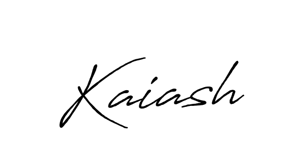 Design your own signature with our free online signature maker. With this signature software, you can create a handwritten (Antro_Vectra_Bolder) signature for name Kaiash. Kaiash signature style 7 images and pictures png