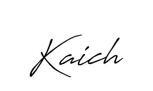 You should practise on your own different ways (Antro_Vectra_Bolder) to write your name (Kaich) in signature. don't let someone else do it for you. Kaich signature style 7 images and pictures png