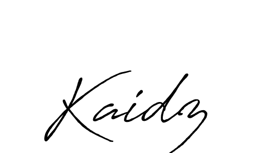 Create a beautiful signature design for name Kaidz. With this signature (Antro_Vectra_Bolder) fonts, you can make a handwritten signature for free. Kaidz signature style 7 images and pictures png