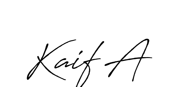 Make a short Kaif A signature style. Manage your documents anywhere anytime using Antro_Vectra_Bolder. Create and add eSignatures, submit forms, share and send files easily. Kaif A signature style 7 images and pictures png