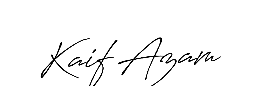 It looks lik you need a new signature style for name Kaif Azam. Design unique handwritten (Antro_Vectra_Bolder) signature with our free signature maker in just a few clicks. Kaif Azam signature style 7 images and pictures png