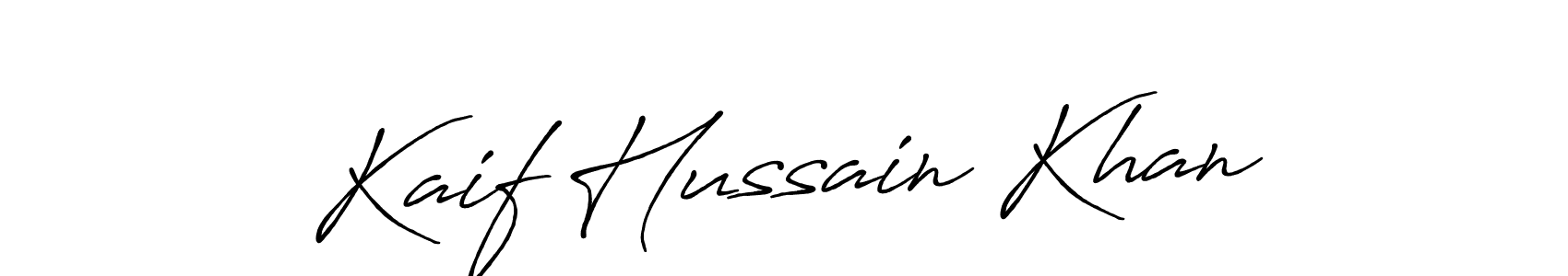 How to Draw Kaif Hussain Khan signature style? Antro_Vectra_Bolder is a latest design signature styles for name Kaif Hussain Khan. Kaif Hussain Khan signature style 7 images and pictures png