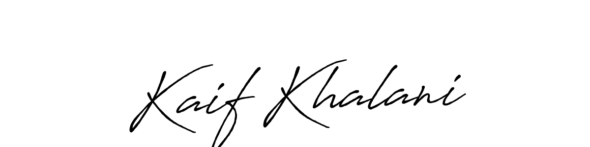 Here are the top 10 professional signature styles for the name Kaif Khalani. These are the best autograph styles you can use for your name. Kaif Khalani signature style 7 images and pictures png