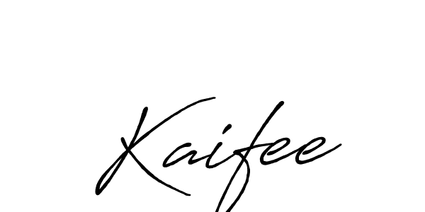 Design your own signature with our free online signature maker. With this signature software, you can create a handwritten (Antro_Vectra_Bolder) signature for name Kaifee. Kaifee signature style 7 images and pictures png