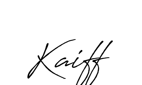 The best way (Antro_Vectra_Bolder) to make a short signature is to pick only two or three words in your name. The name Kaiff include a total of six letters. For converting this name. Kaiff signature style 7 images and pictures png