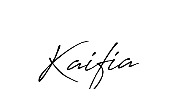 Use a signature maker to create a handwritten signature online. With this signature software, you can design (Antro_Vectra_Bolder) your own signature for name Kaifia. Kaifia signature style 7 images and pictures png