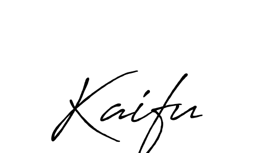 Create a beautiful signature design for name Kaifu. With this signature (Antro_Vectra_Bolder) fonts, you can make a handwritten signature for free. Kaifu signature style 7 images and pictures png