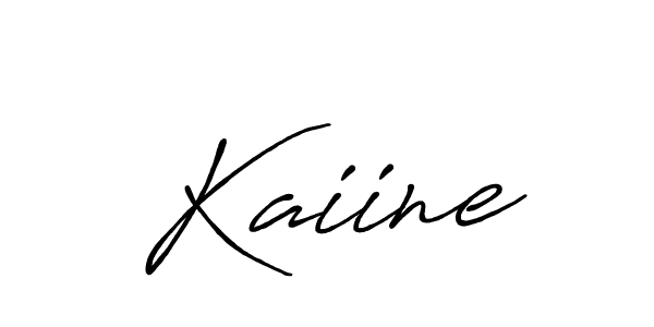 Also You can easily find your signature by using the search form. We will create Kaiine name handwritten signature images for you free of cost using Antro_Vectra_Bolder sign style. Kaiine signature style 7 images and pictures png