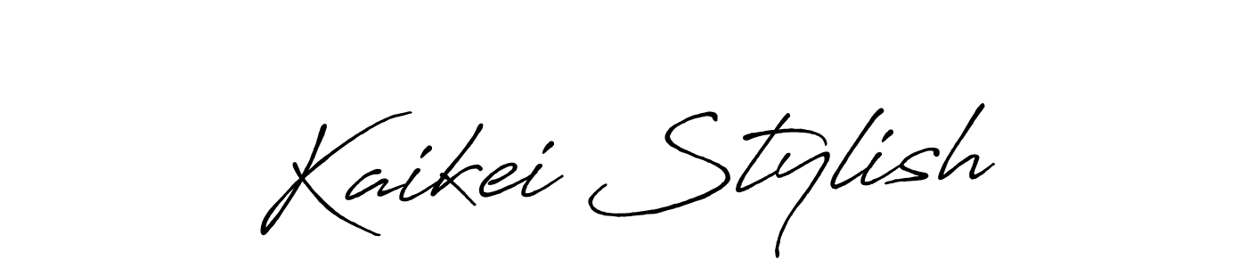 Design your own signature with our free online signature maker. With this signature software, you can create a handwritten (Antro_Vectra_Bolder) signature for name Kaikei Stylish. Kaikei Stylish signature style 7 images and pictures png