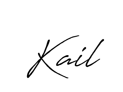How to make Kail signature? Antro_Vectra_Bolder is a professional autograph style. Create handwritten signature for Kail name. Kail signature style 7 images and pictures png