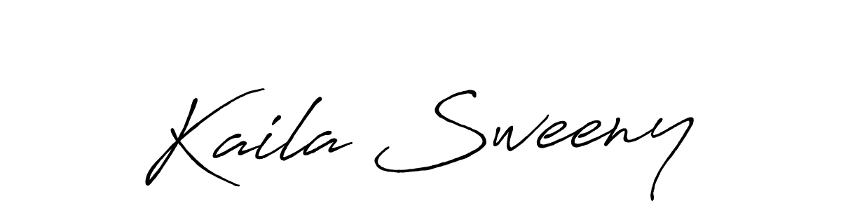 Also we have Kaila Sweeny name is the best signature style. Create professional handwritten signature collection using Antro_Vectra_Bolder autograph style. Kaila Sweeny signature style 7 images and pictures png