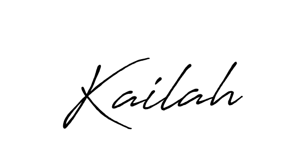 Kailah stylish signature style. Best Handwritten Sign (Antro_Vectra_Bolder) for my name. Handwritten Signature Collection Ideas for my name Kailah. Kailah signature style 7 images and pictures png
