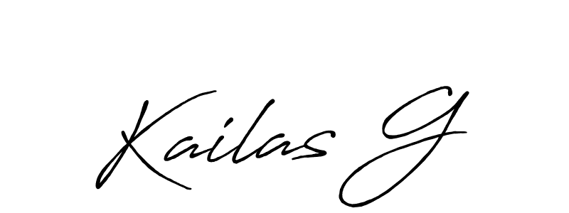 Best and Professional Signature Style for Kailas G. Antro_Vectra_Bolder Best Signature Style Collection. Kailas G signature style 7 images and pictures png