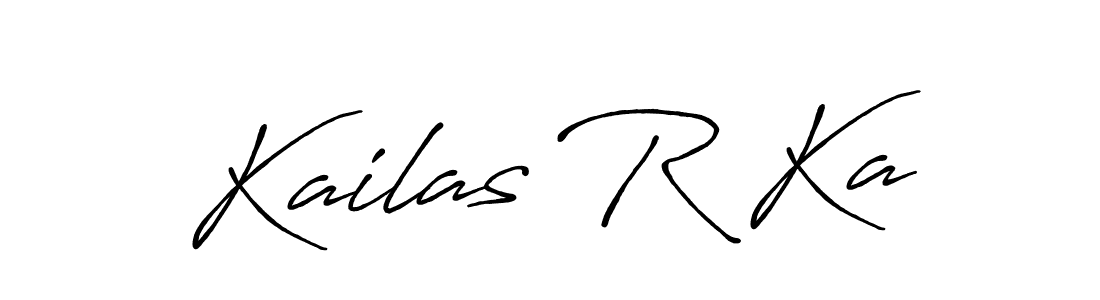 It looks lik you need a new signature style for name Kailas R Ka. Design unique handwritten (Antro_Vectra_Bolder) signature with our free signature maker in just a few clicks. Kailas R Ka signature style 7 images and pictures png