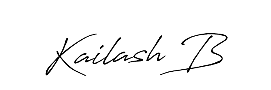 Also You can easily find your signature by using the search form. We will create Kailash B name handwritten signature images for you free of cost using Antro_Vectra_Bolder sign style. Kailash B signature style 7 images and pictures png