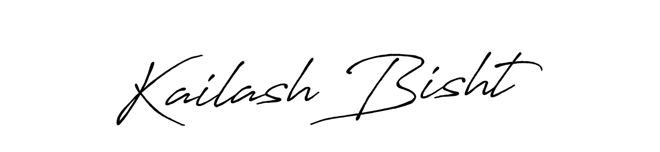 Also You can easily find your signature by using the search form. We will create Kailash Bisht name handwritten signature images for you free of cost using Antro_Vectra_Bolder sign style. Kailash Bisht signature style 7 images and pictures png