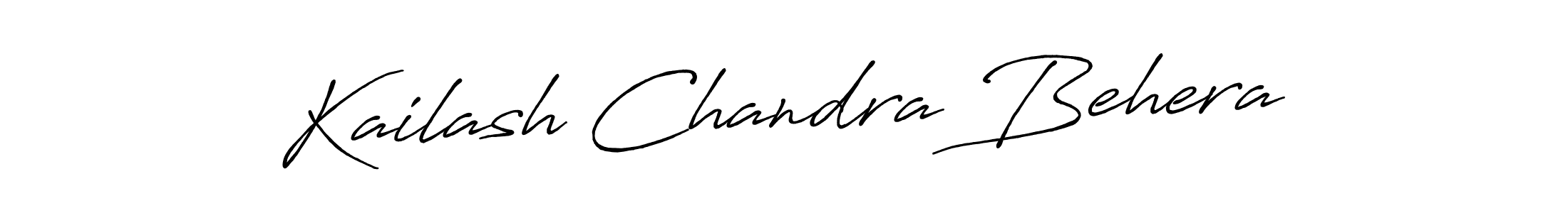 Kailash Chandra Behera stylish signature style. Best Handwritten Sign (Antro_Vectra_Bolder) for my name. Handwritten Signature Collection Ideas for my name Kailash Chandra Behera. Kailash Chandra Behera signature style 7 images and pictures png