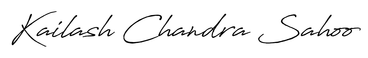 Make your name Kailash Chandra Sahoo memorable on every contract using Antro_Vectra_Bolder autograph style. Instant transparent background export available. Kailash Chandra Sahoo signature style 7 images and pictures png