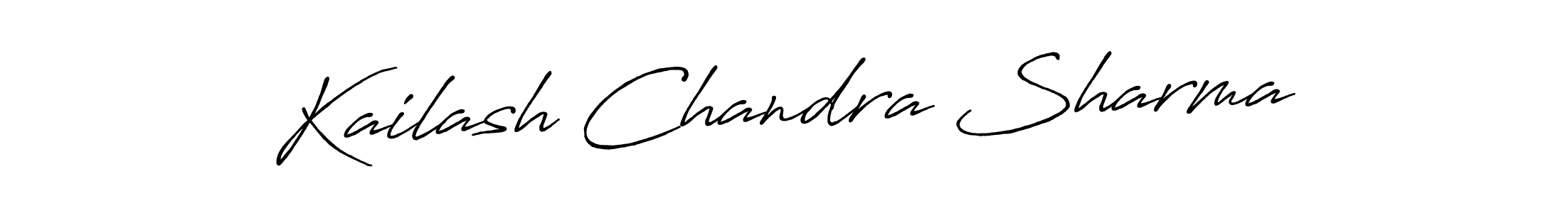 How to Draw Kailash Chandra Sharma signature style? Antro_Vectra_Bolder is a latest design signature styles for name Kailash Chandra Sharma. Kailash Chandra Sharma signature style 7 images and pictures png