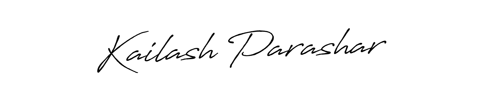 Use a signature maker to create a handwritten signature online. With this signature software, you can design (Antro_Vectra_Bolder) your own signature for name Kailash Parashar. Kailash Parashar signature style 7 images and pictures png