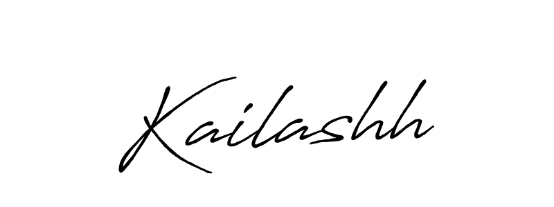 Similarly Antro_Vectra_Bolder is the best handwritten signature design. Signature creator online .You can use it as an online autograph creator for name Kailashh. Kailashh signature style 7 images and pictures png