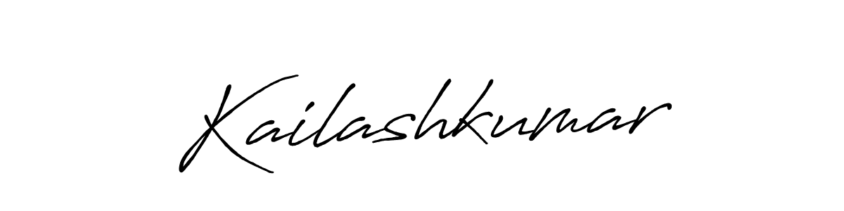 Also we have Kailashkumar name is the best signature style. Create professional handwritten signature collection using Antro_Vectra_Bolder autograph style. Kailashkumar signature style 7 images and pictures png