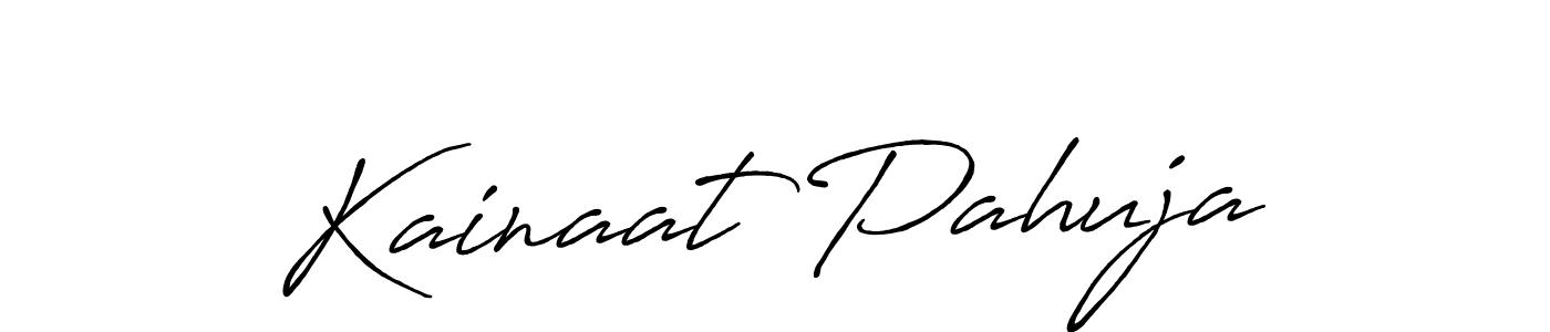 It looks lik you need a new signature style for name Kainaat Pahuja. Design unique handwritten (Antro_Vectra_Bolder) signature with our free signature maker in just a few clicks. Kainaat Pahuja signature style 7 images and pictures png