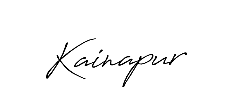 Once you've used our free online signature maker to create your best signature Antro_Vectra_Bolder style, it's time to enjoy all of the benefits that Kainapur name signing documents. Kainapur signature style 7 images and pictures png