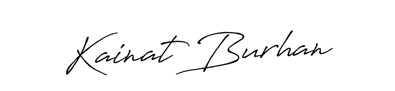 Once you've used our free online signature maker to create your best signature Antro_Vectra_Bolder style, it's time to enjoy all of the benefits that Kainat Burhan name signing documents. Kainat Burhan signature style 7 images and pictures png