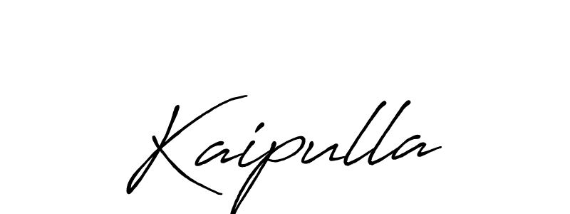 The best way (Antro_Vectra_Bolder) to make a short signature is to pick only two or three words in your name. The name Kaipulla include a total of six letters. For converting this name. Kaipulla signature style 7 images and pictures png