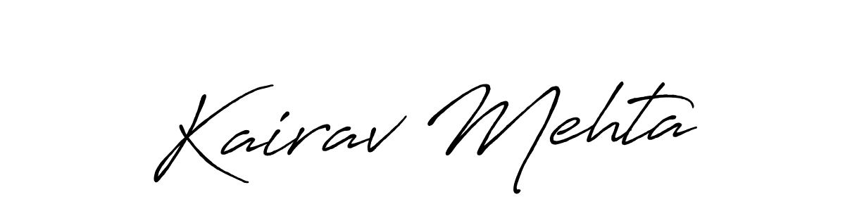 Make a beautiful signature design for name Kairav Mehta. Use this online signature maker to create a handwritten signature for free. Kairav Mehta signature style 7 images and pictures png