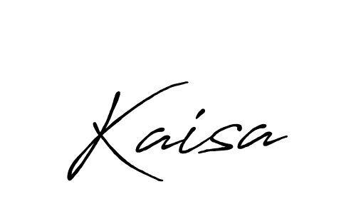 Make a beautiful signature design for name Kaisa. With this signature (Antro_Vectra_Bolder) style, you can create a handwritten signature for free. Kaisa signature style 7 images and pictures png